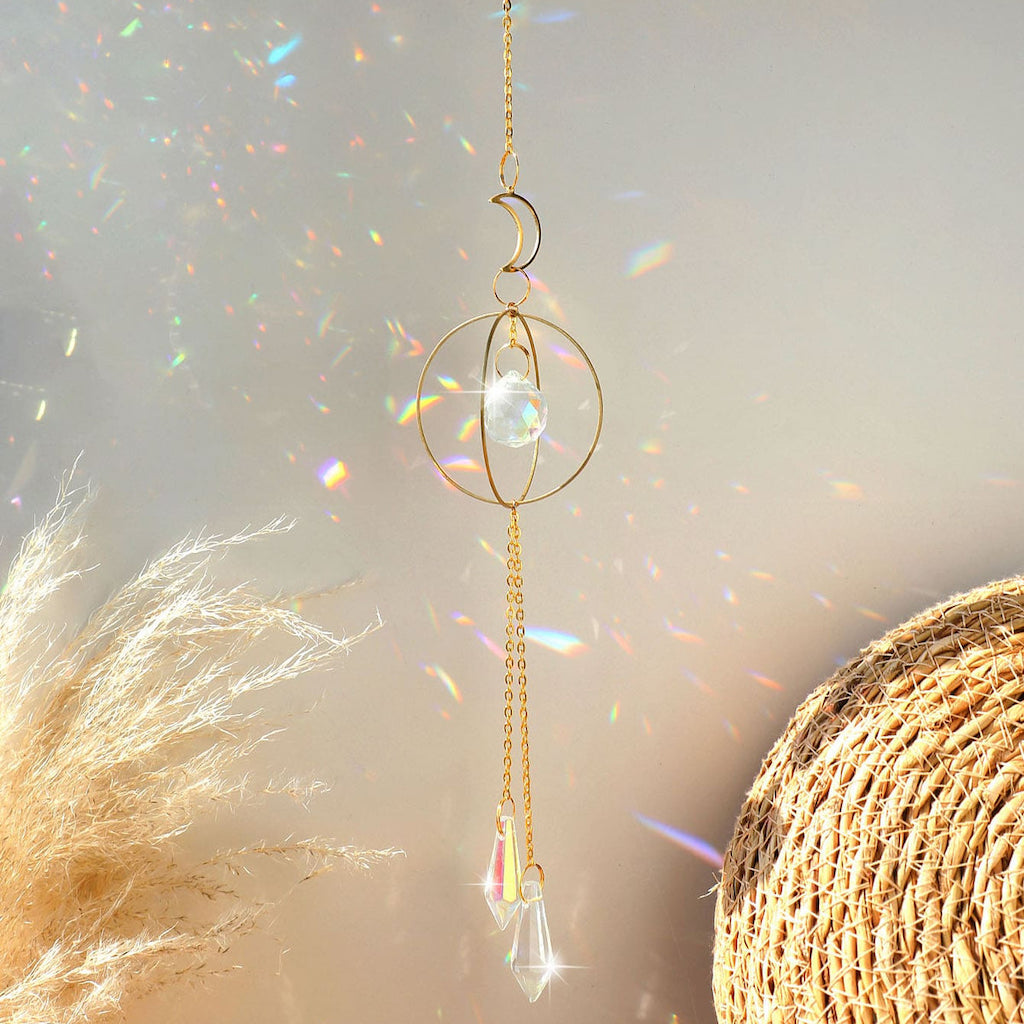 Glass Crystal Prism Suncatcher (B16)