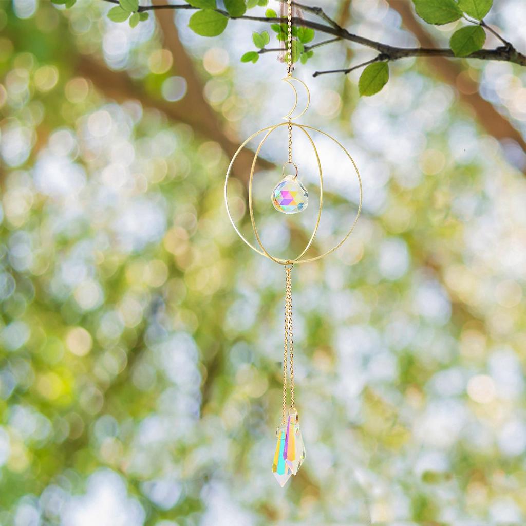 Glass Crystal Prism Suncatcher (B16) in balcony