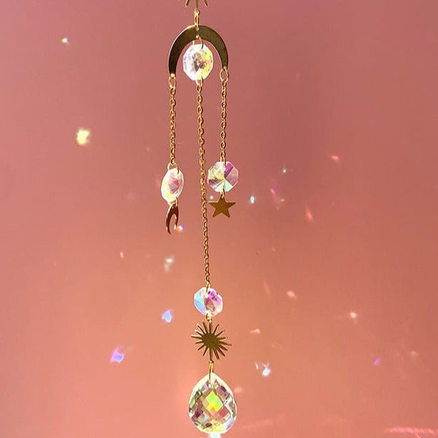 Glass Crystal Prism Suncatcher (B10)