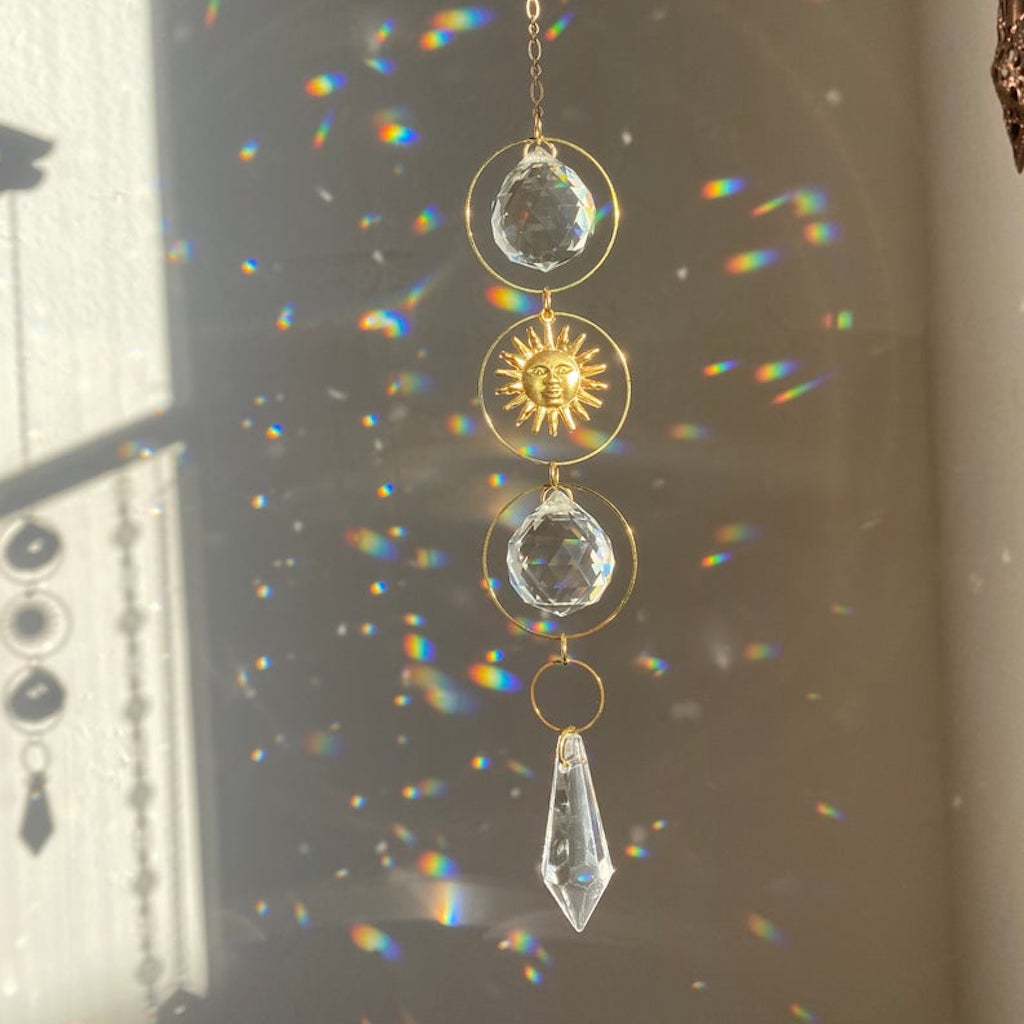 Glass Crystal Prism Suncatcher(B2) sunlight