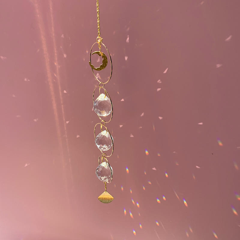 Glass Crystal Prism Suncatcher (B24) Refletion