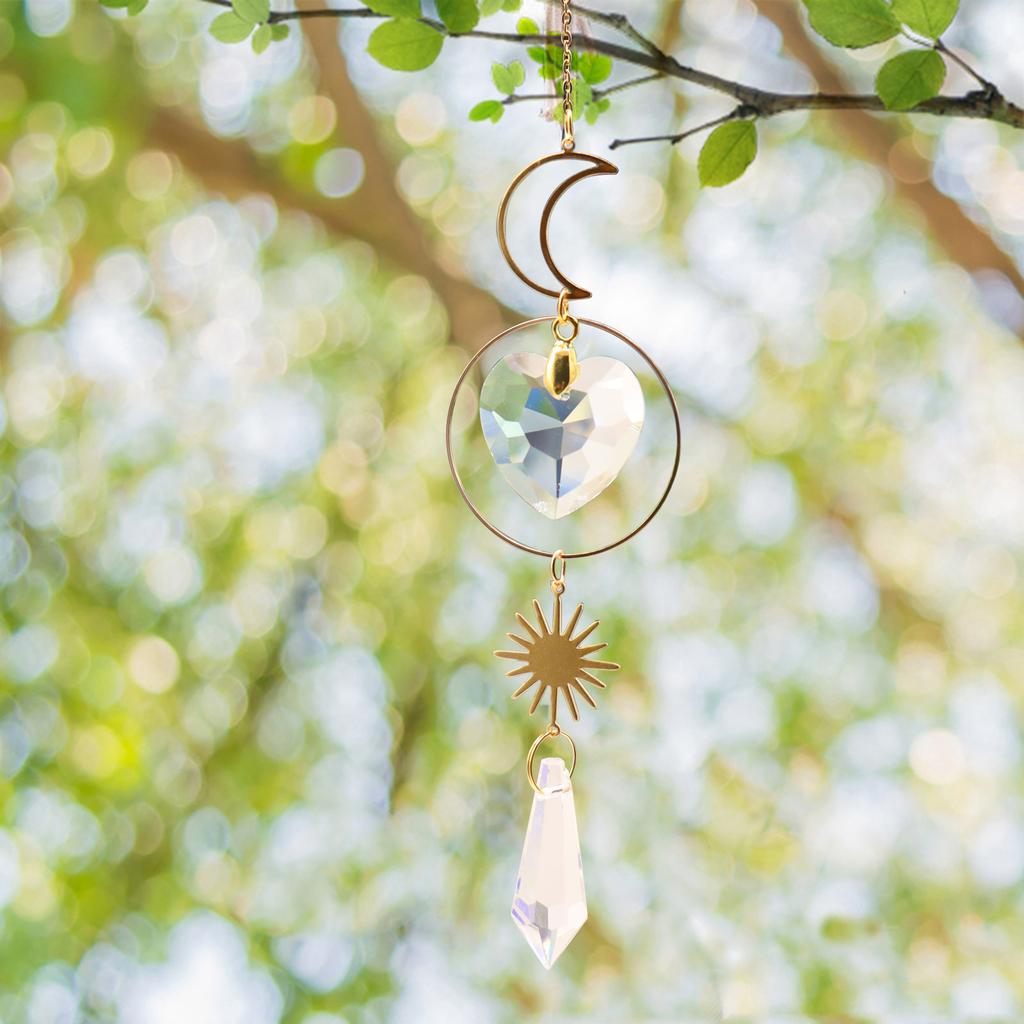 Glass Crystal Prism Suncatcher (B26) Outdoor