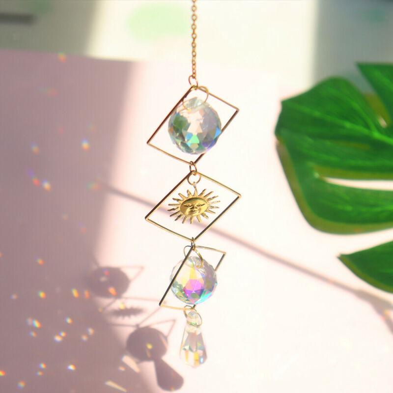 Glass Crystal Prism Suncatcher B20 reflection