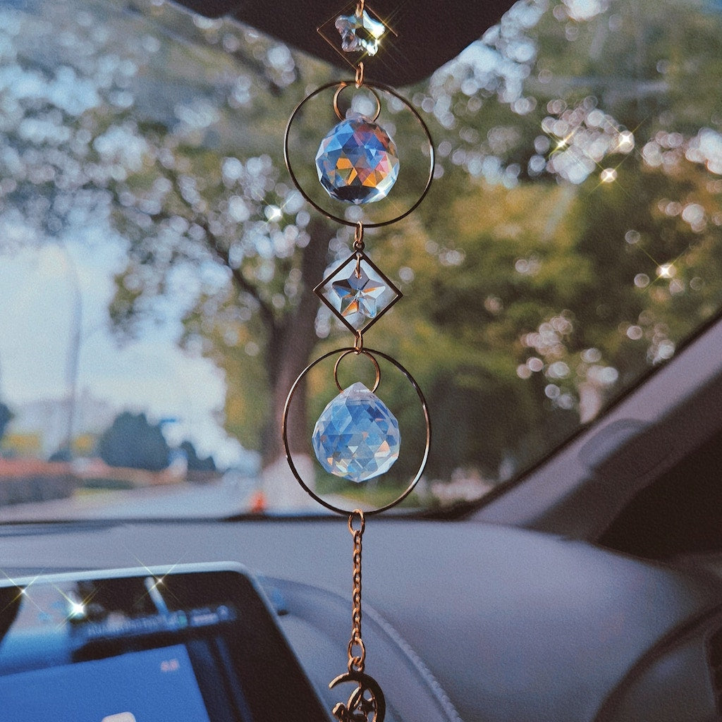 Glass Crystal Prism Suncatcher (B1) car decor hanging