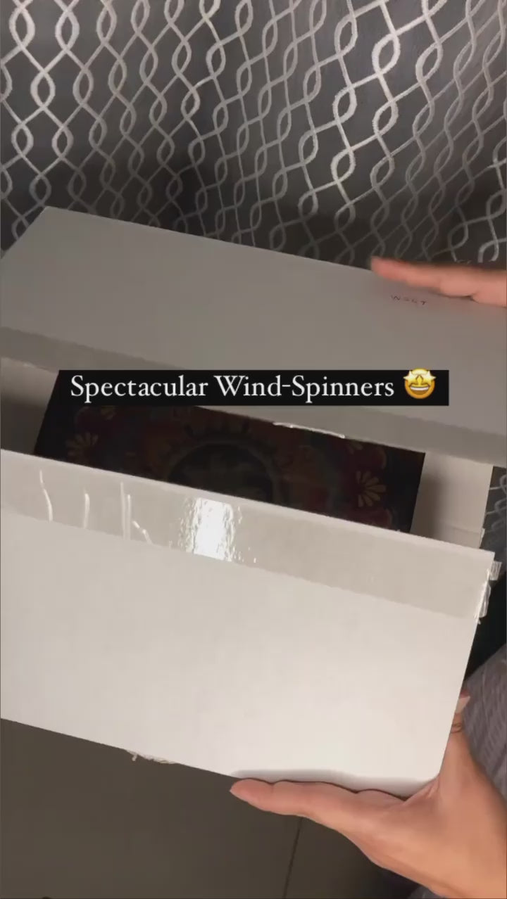 Kinetic Wind Spinner 3D Illusion Art (Hummingbird) video