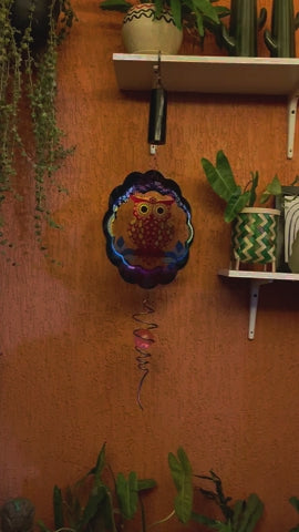 Rotating motor for wind spinner