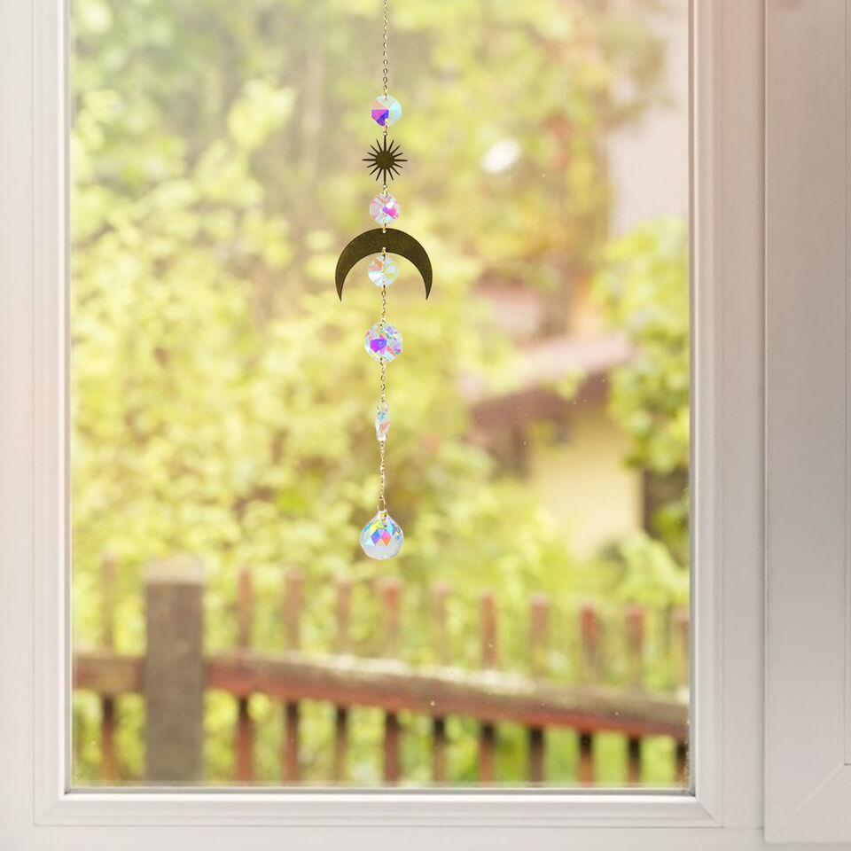 Glass Crystal Prism Suncatcher (B7) window