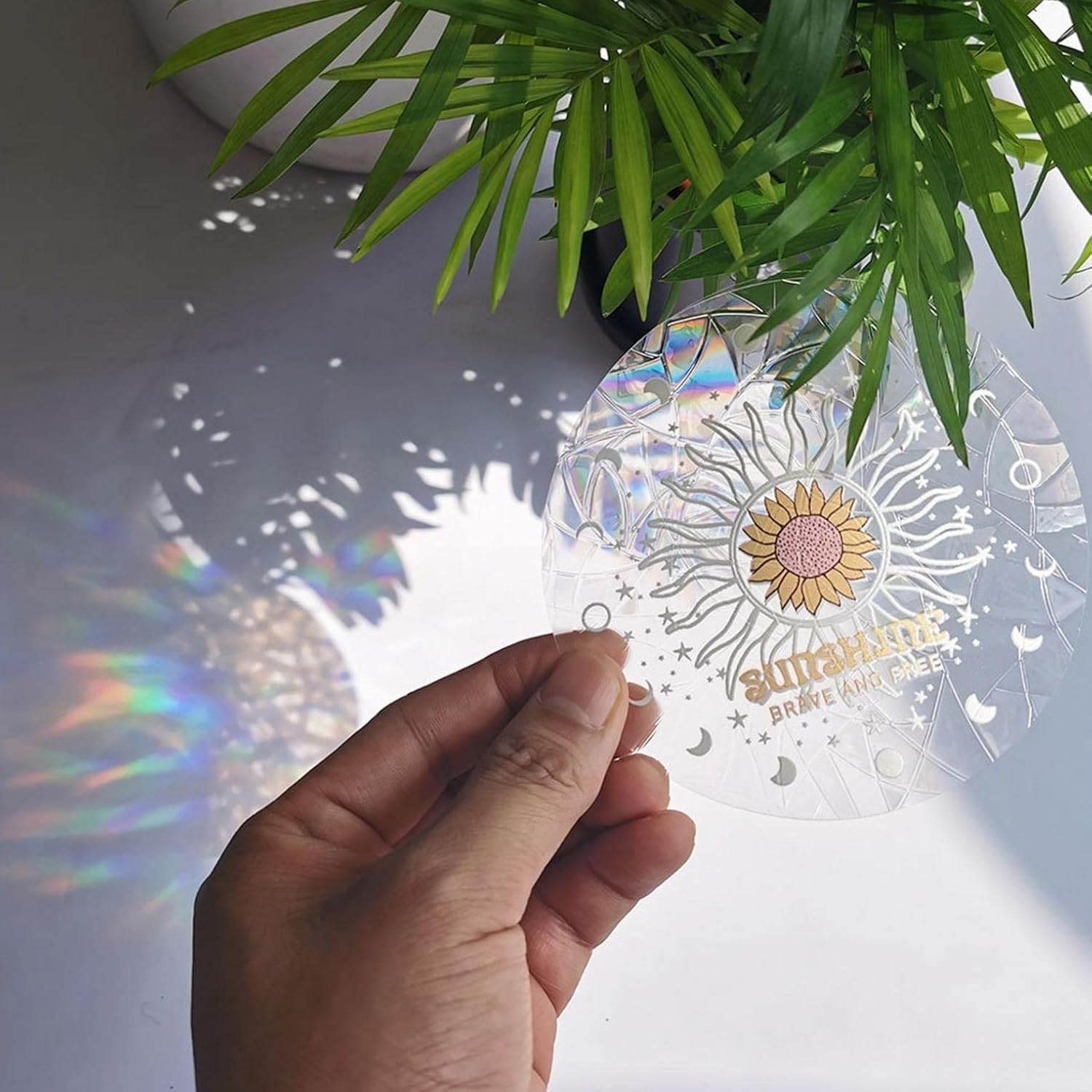 Suncatcher Sticker SC055 'Sunshine' Window Decal