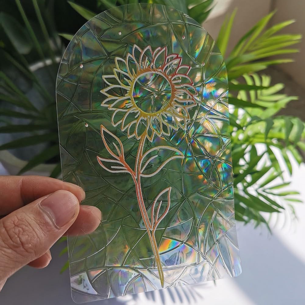 Suncatcher Sticker SC067 'Sunflower' Window Decal