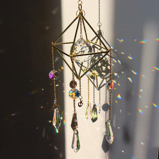 Glass Crystal Prism Suncatcher (B6)
