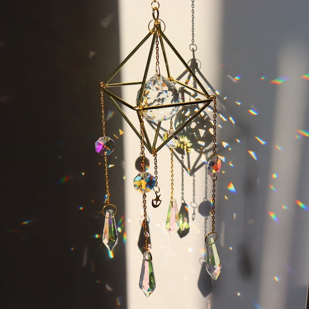 Glass Crystal Prism Suncatcher (B6) 