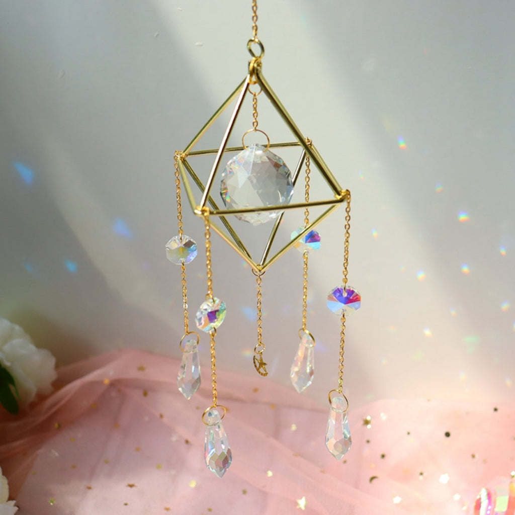 Glass Crystal Prism Suncatcher (B6) decor