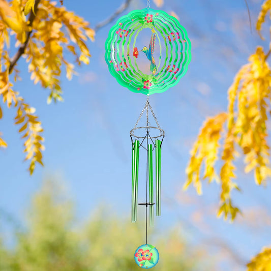 Kinetic Wind Spinner with Chimes