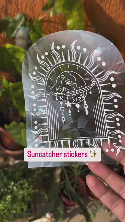 Suncatcher sticker video