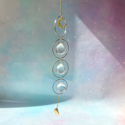 Glass Crystal Prism Suncatcher (B24)